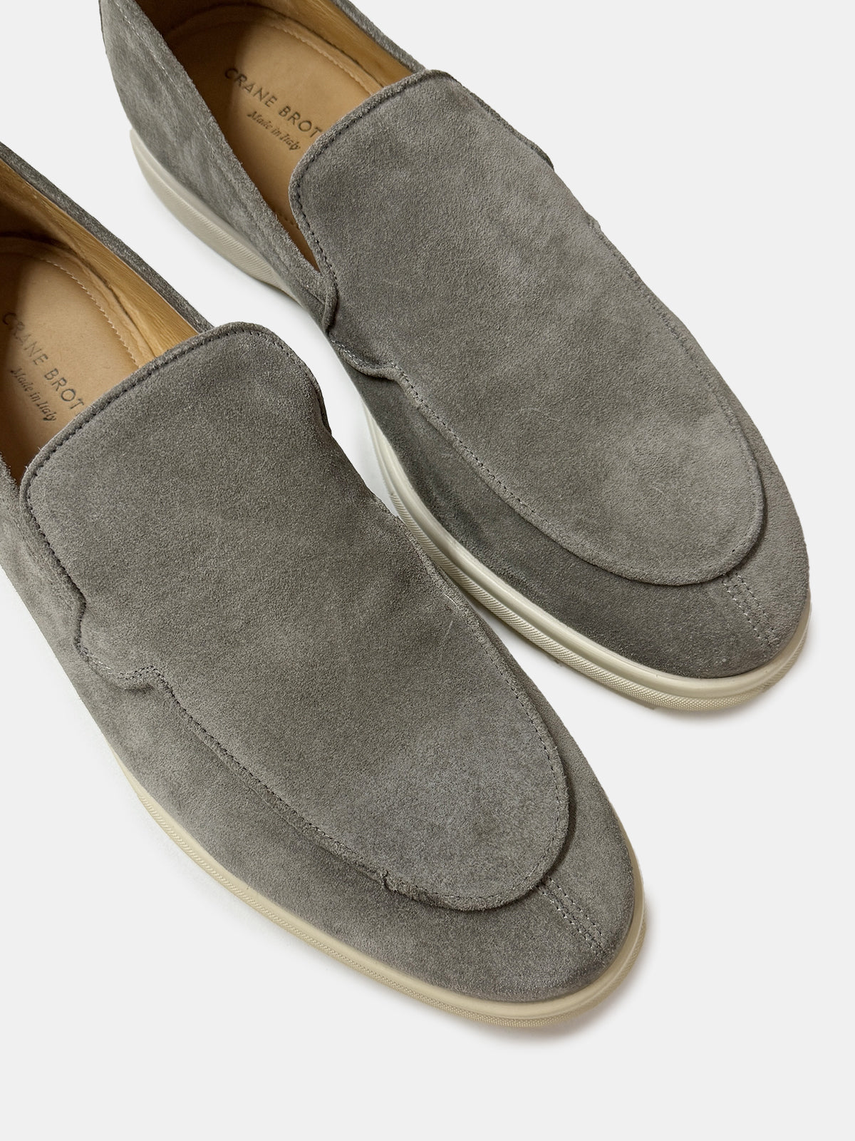 Grey Suede City Loafer - Sample