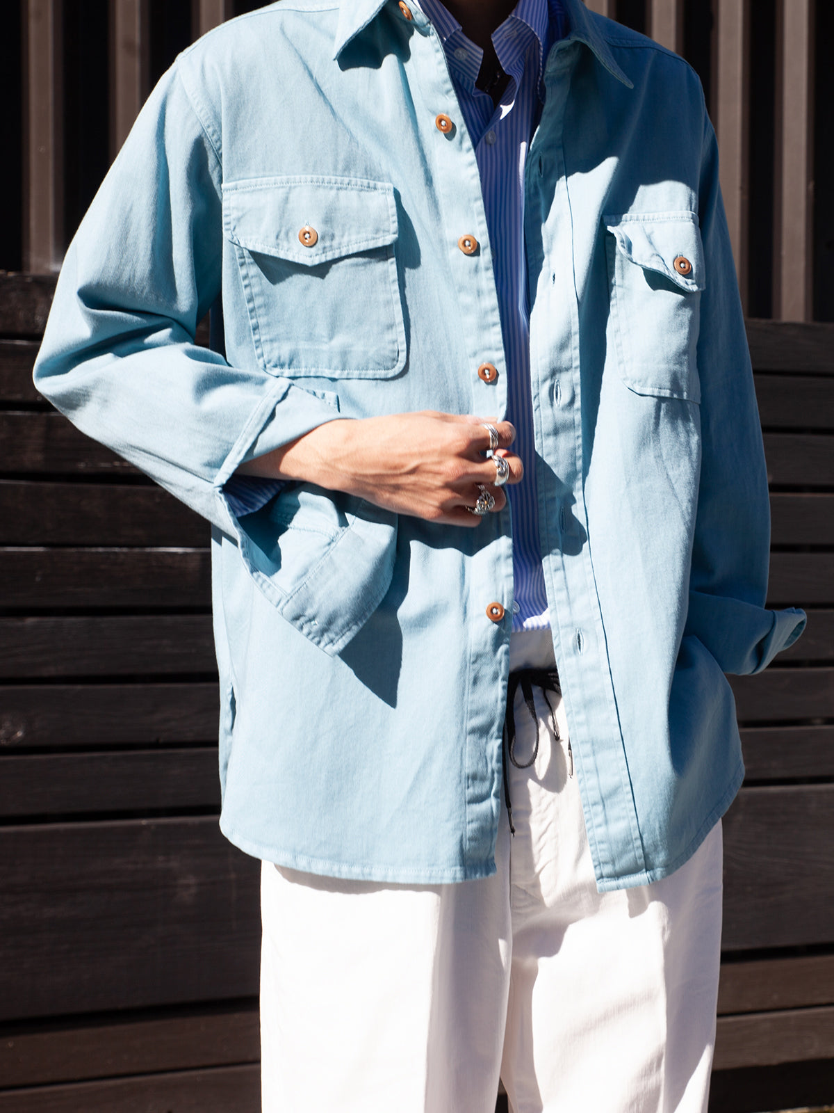 Fortela Air Force Blue Overshirt