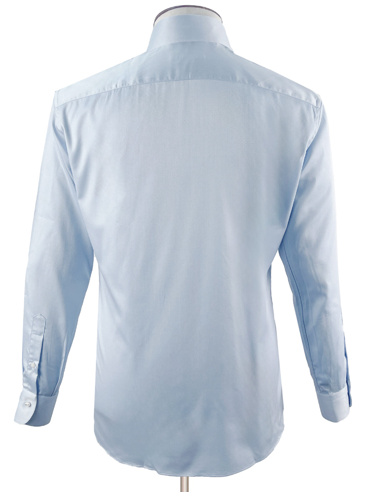 Light Blue Micro Structure Cutaway Collar Shirt