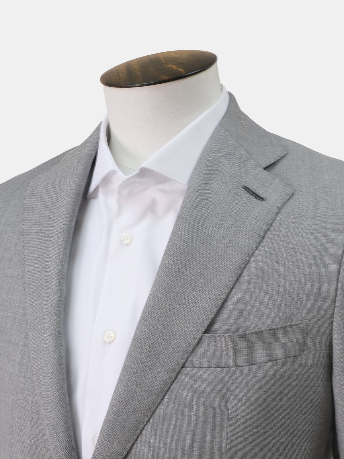 Light Grey Wool Suit Production Sample