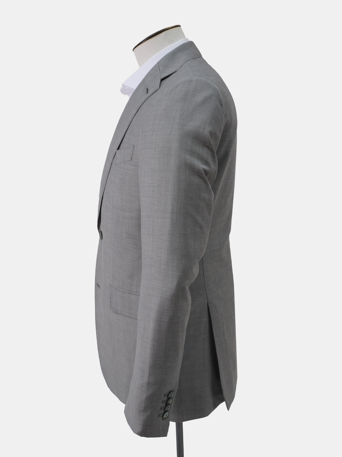 Light Grey Wool Suit Production Sample