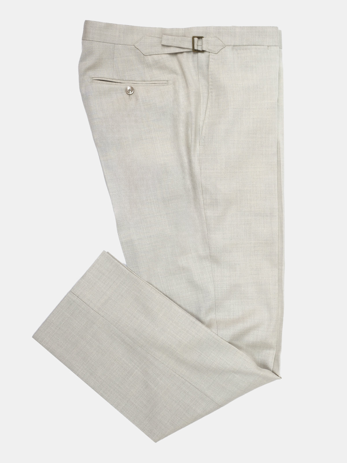 Luca Suit - Sand Wool Silk & Linen