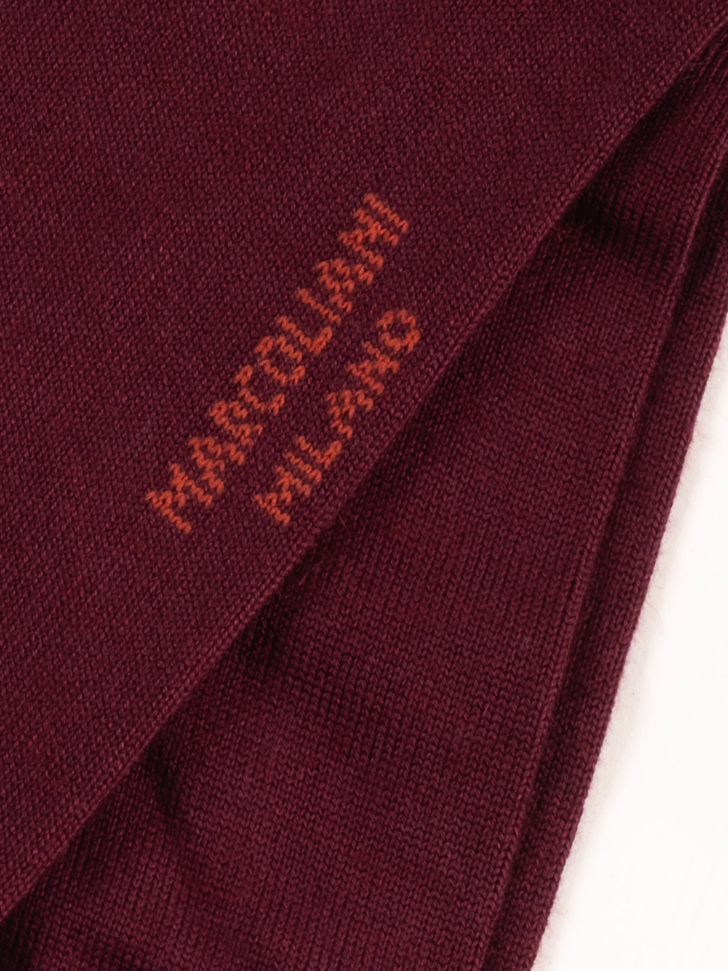 Marcoliani Mousse of Modal Bordeaux Dress Socks