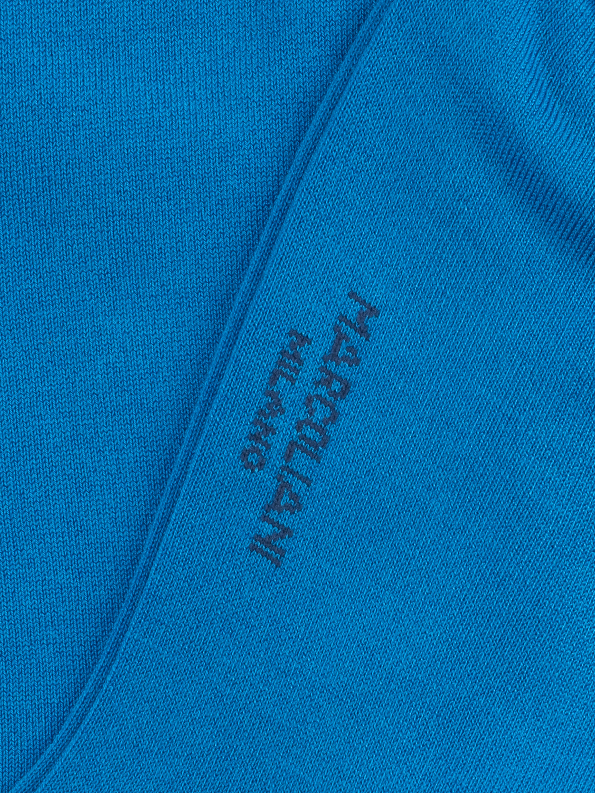 Marcoliani Peacock Blue Luxury Plain Socks