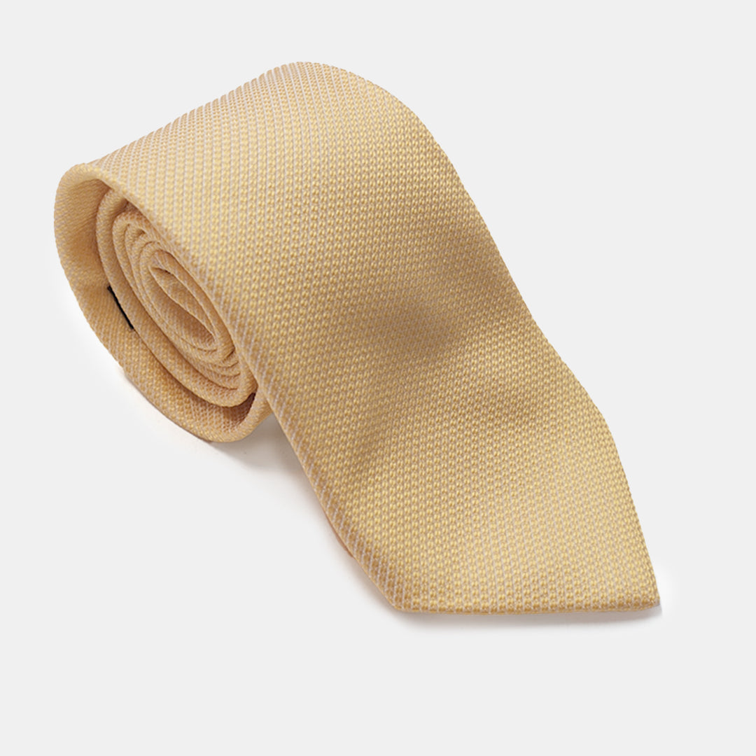 Marigold Grenadine Silk Tie