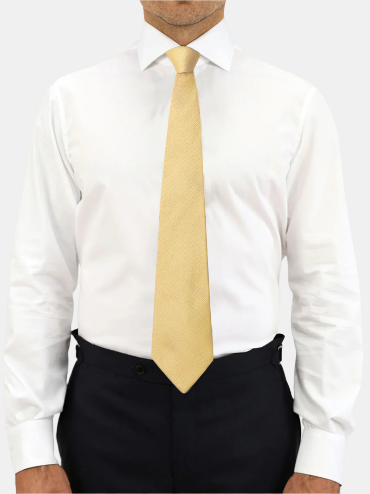 Marigold Grenadine Silk Tie