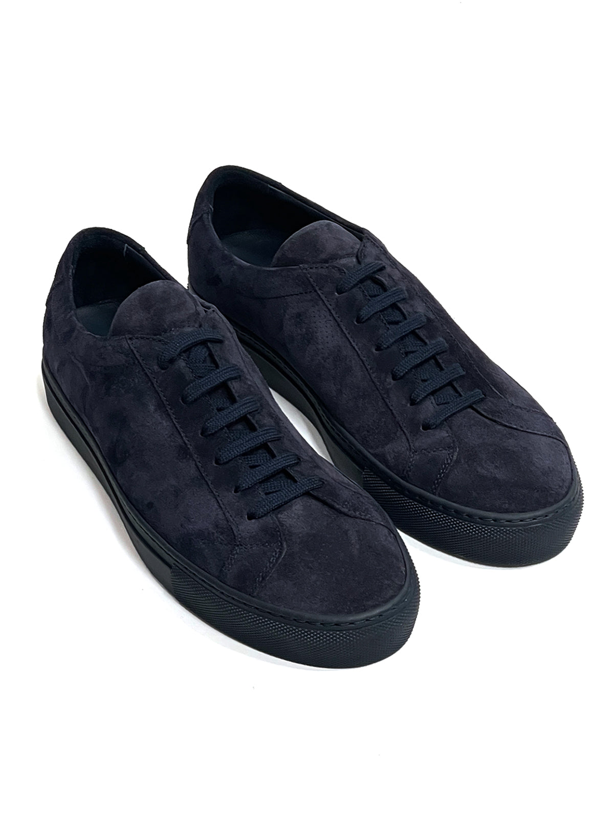 Midnight Perforated Suede Sneaker