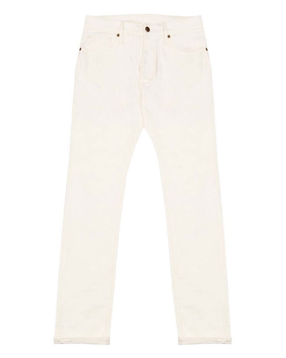 Off-White Stretch Denim Jeans