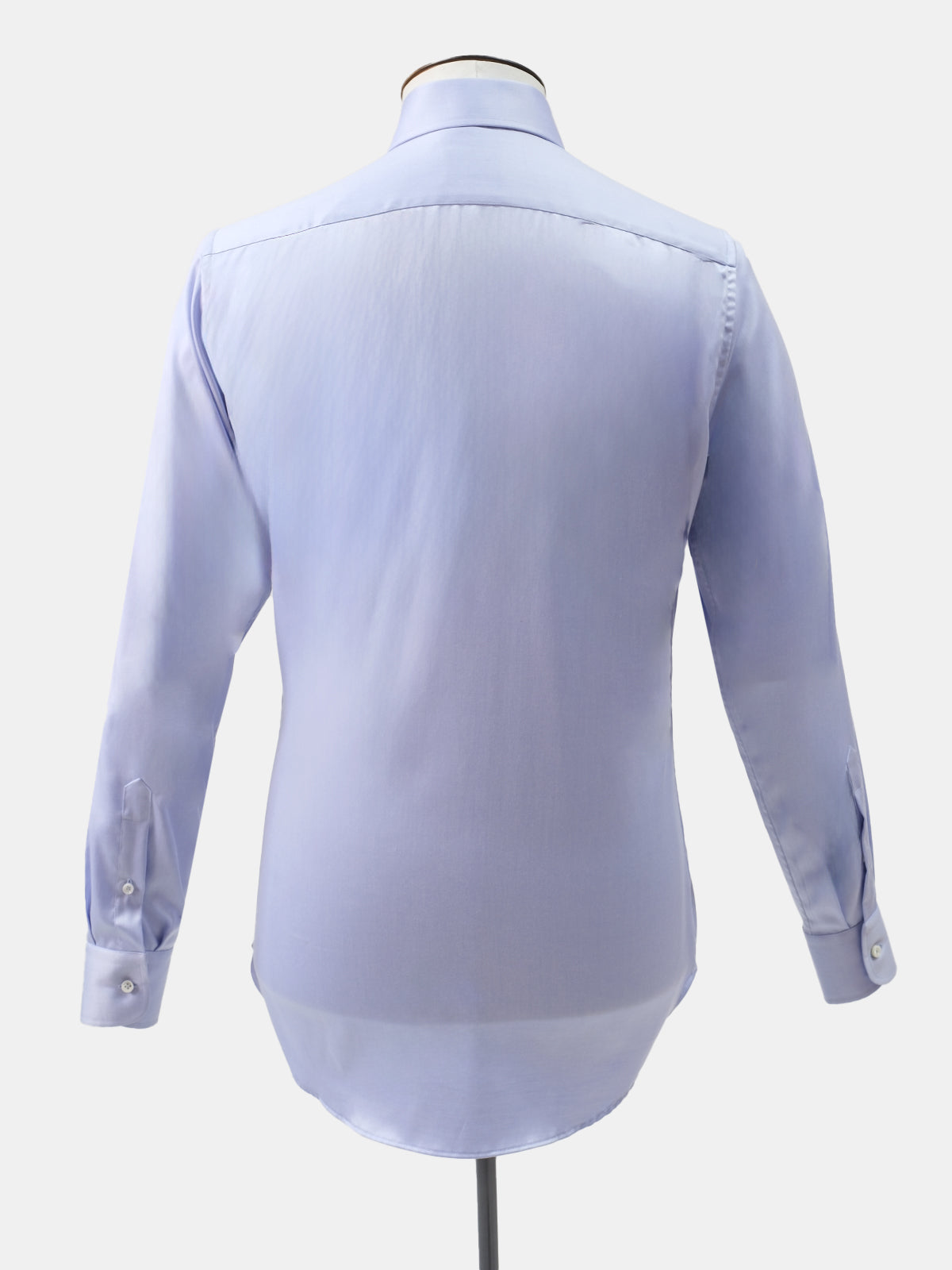 Blue Fine Twill Cutaway Collar Shirt