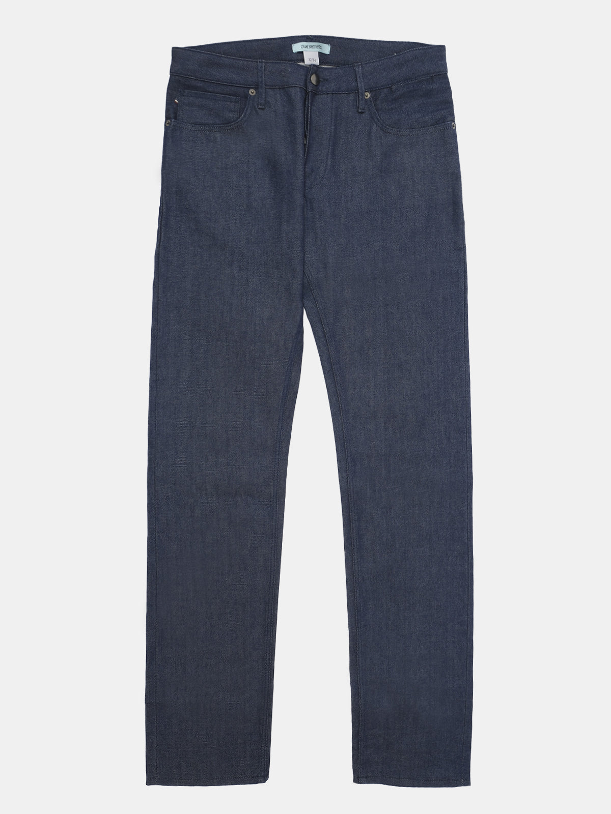 Dark Blue Rigid Denim Jeans