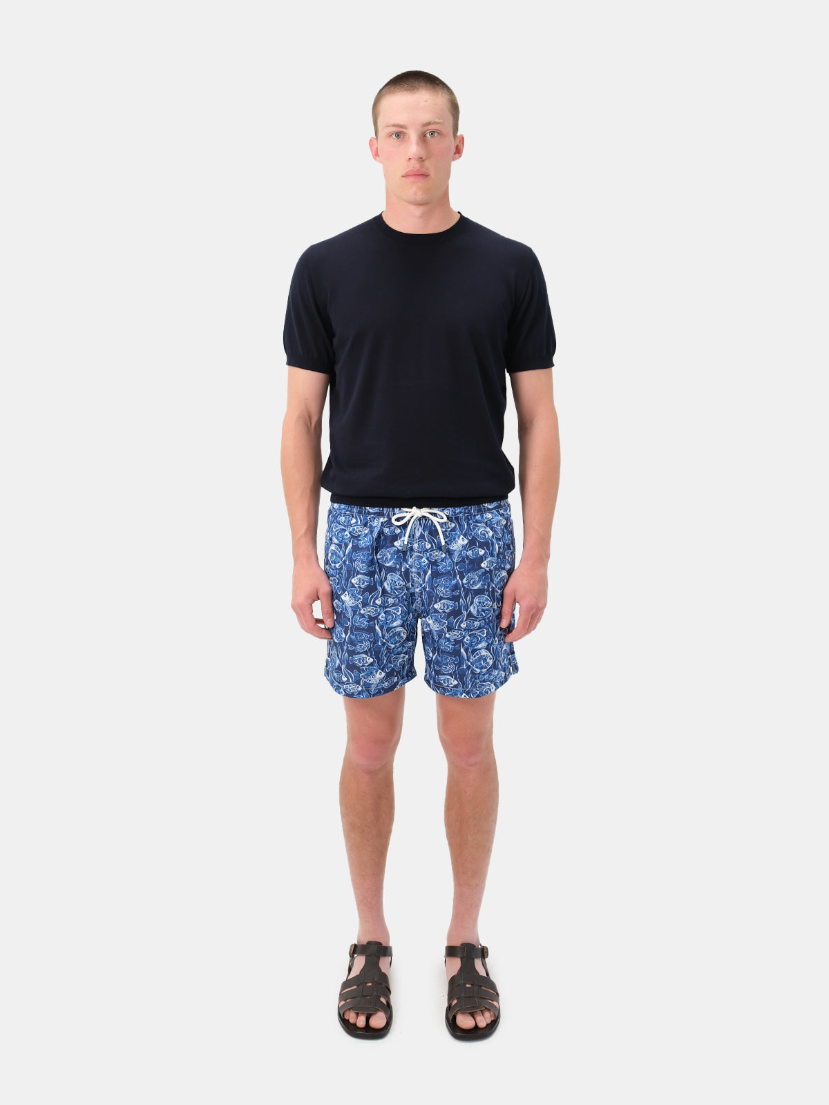 Royal Marine Life Printed Swim Shorts