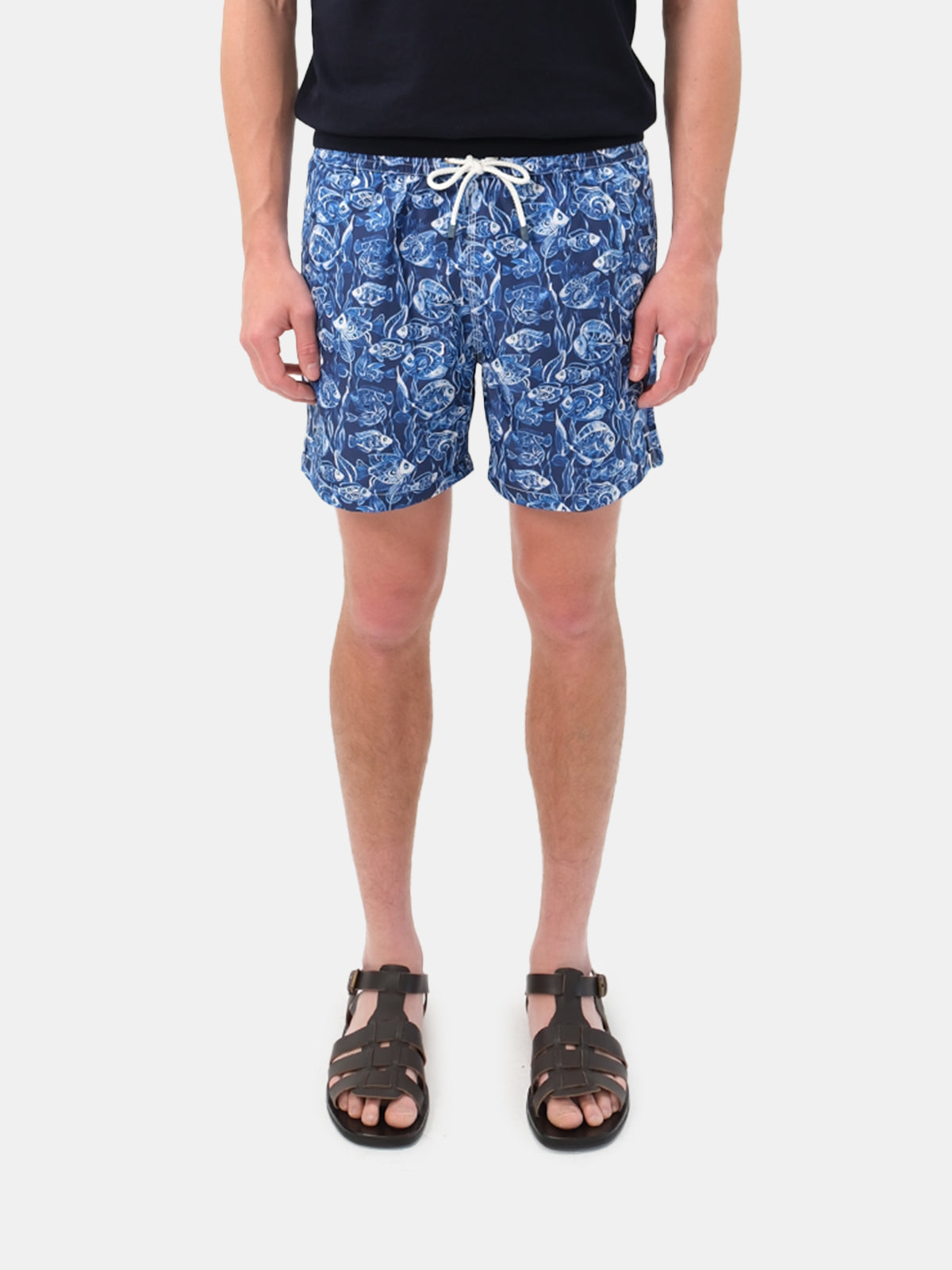 Royal Marine Life Printed Swim Shorts