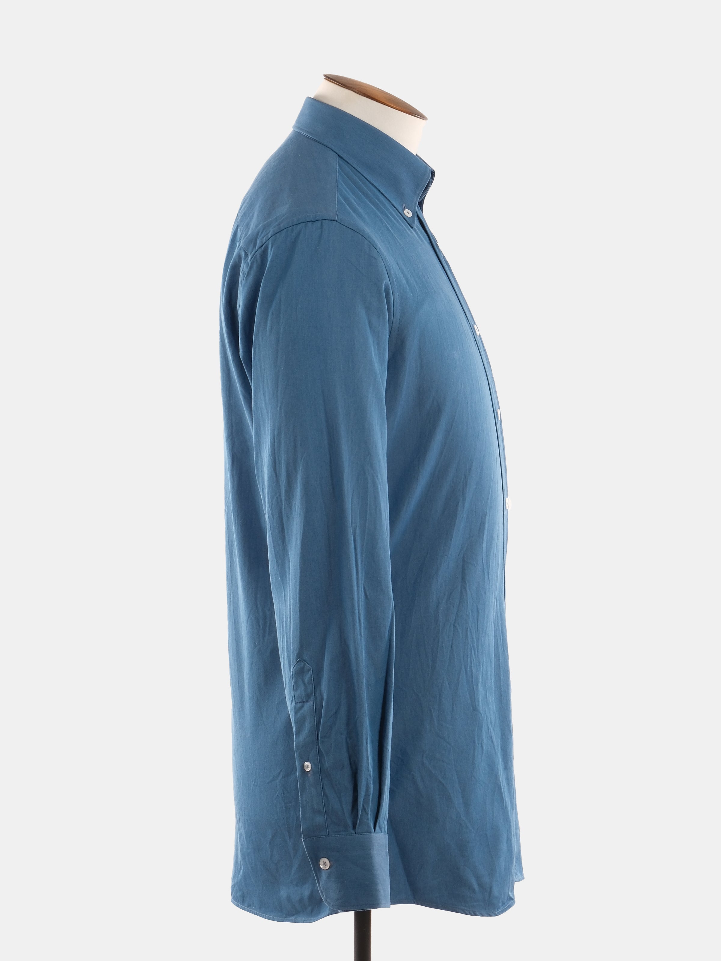 Serpico Washed Denim Button Down - Drift
