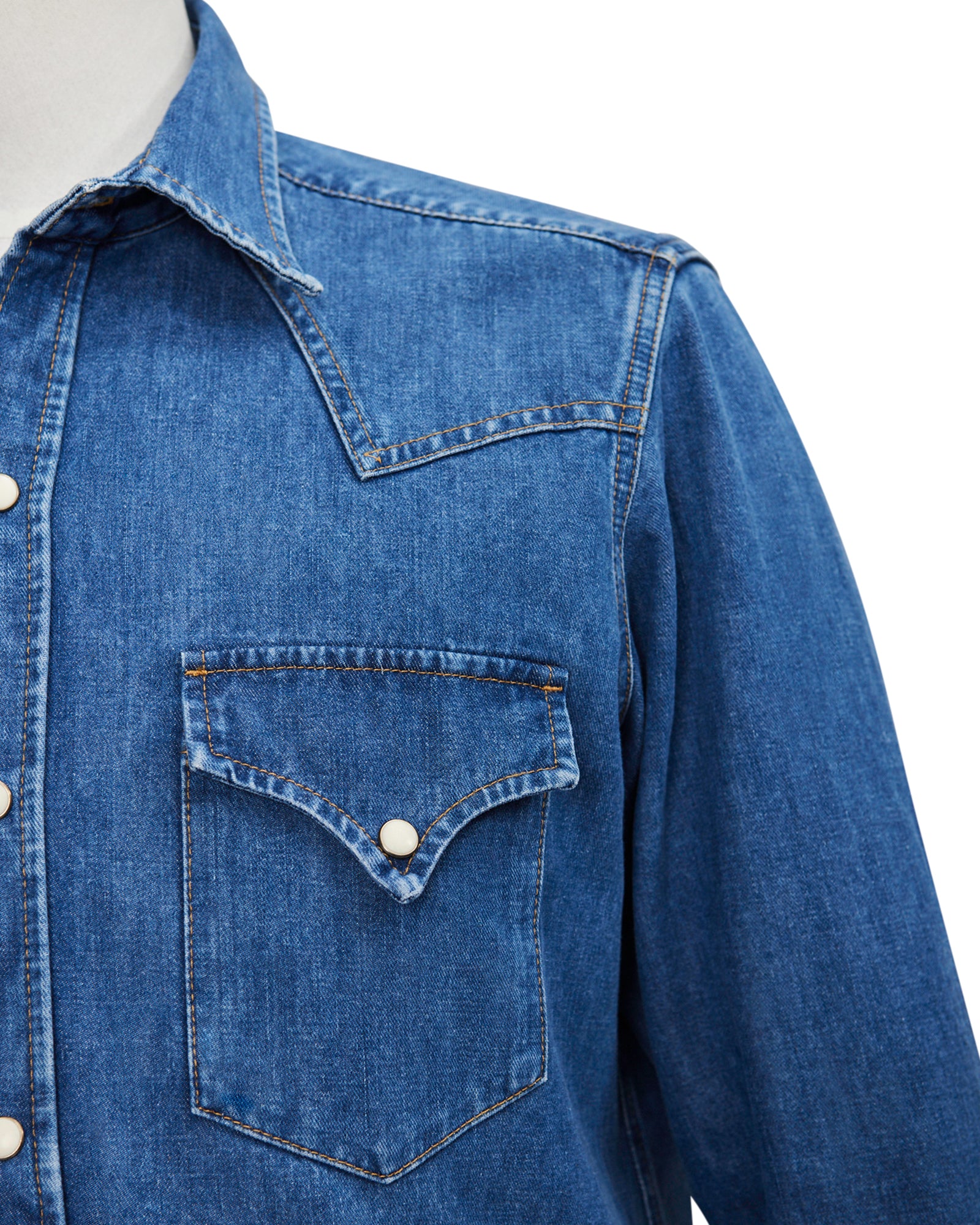 Fortela Blue Denim Texan Shirt