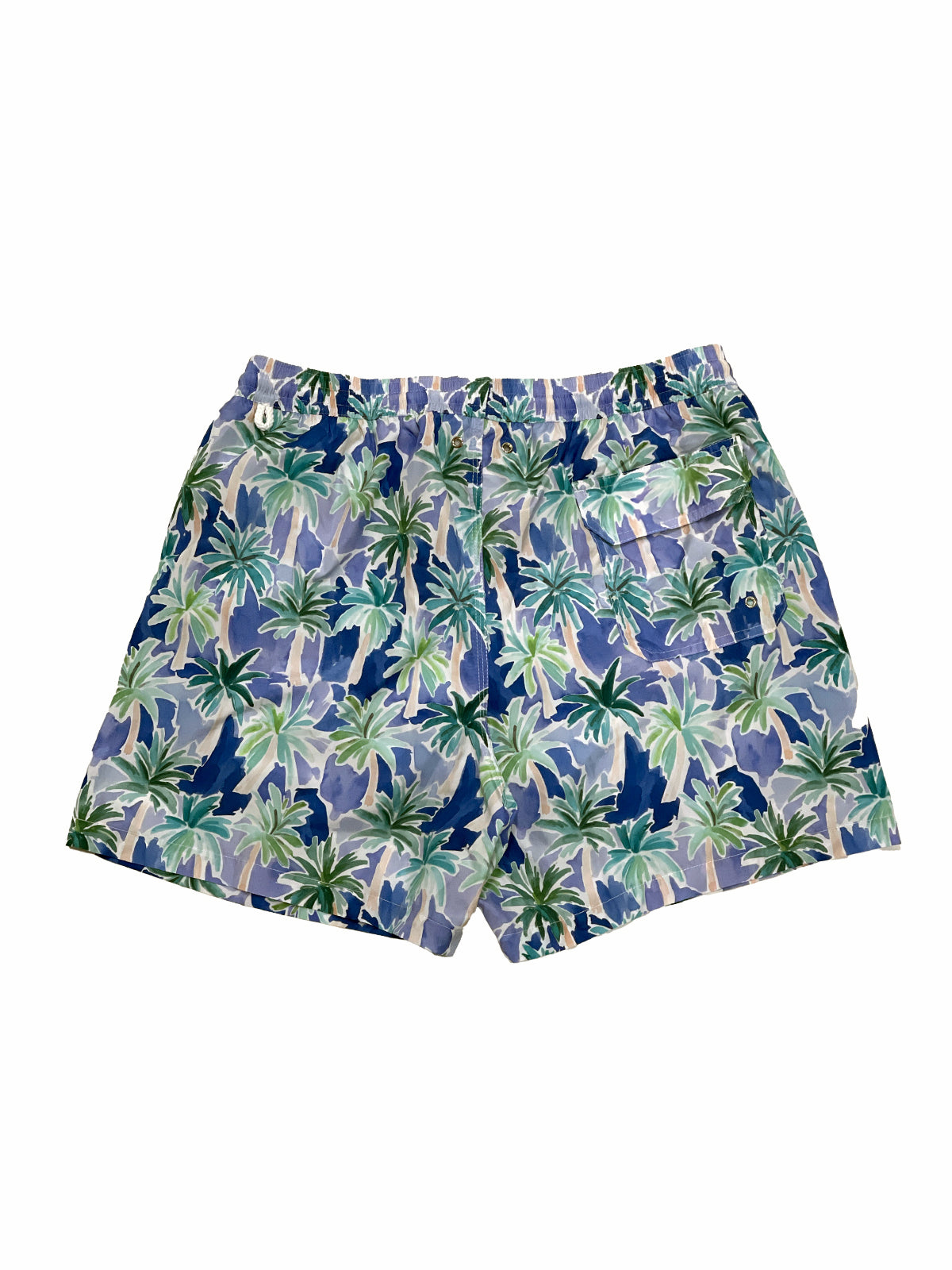 Abstract Floral Printed Swim Shorts