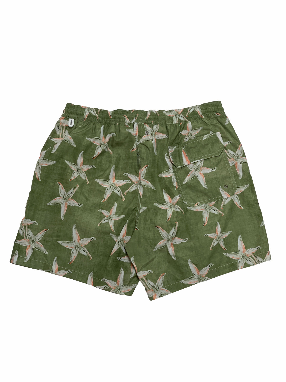 Starfish Olive Printed Swim Shorts