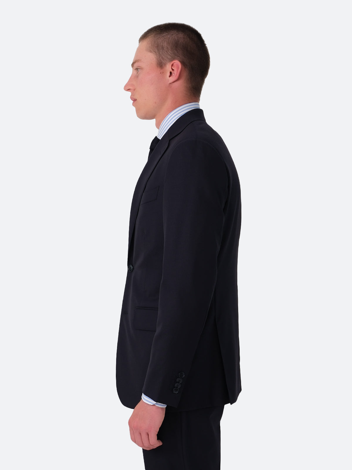 Navy Twill Single Breasted Tiber Suit