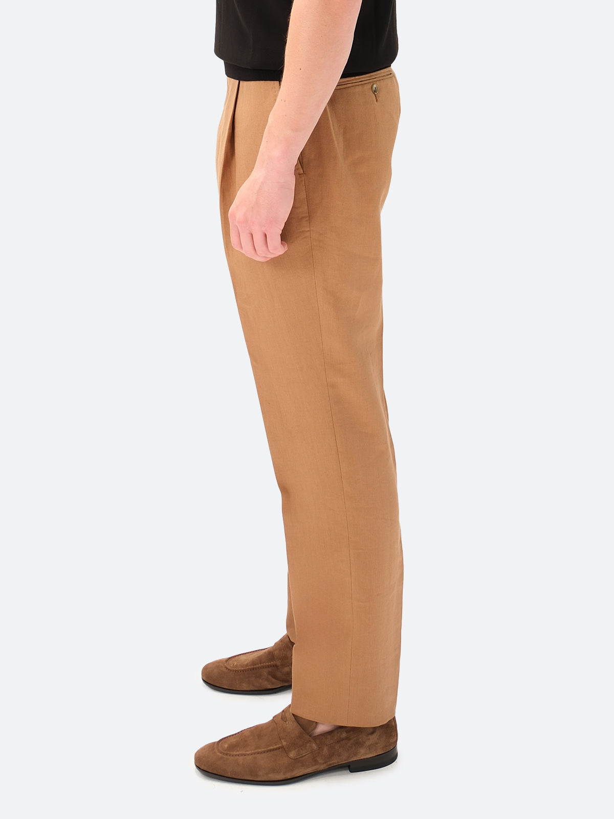 Summer Linen Trouser - Tobacco