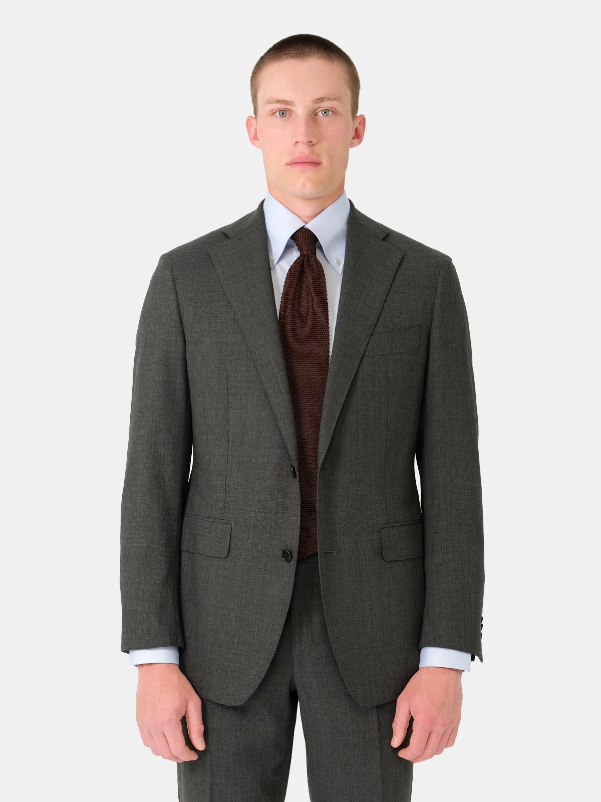 Grey High Twist Traveller Suit