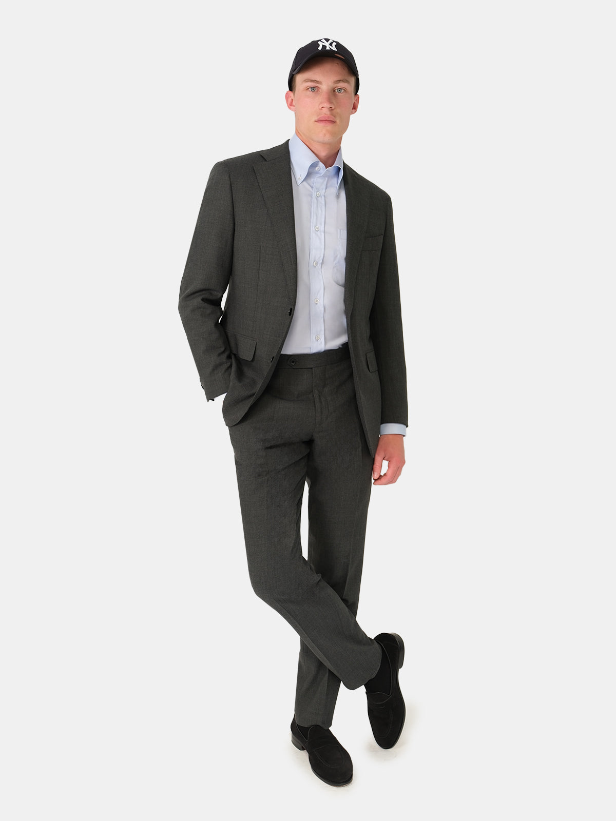 Grey High Twist Traveller Suit