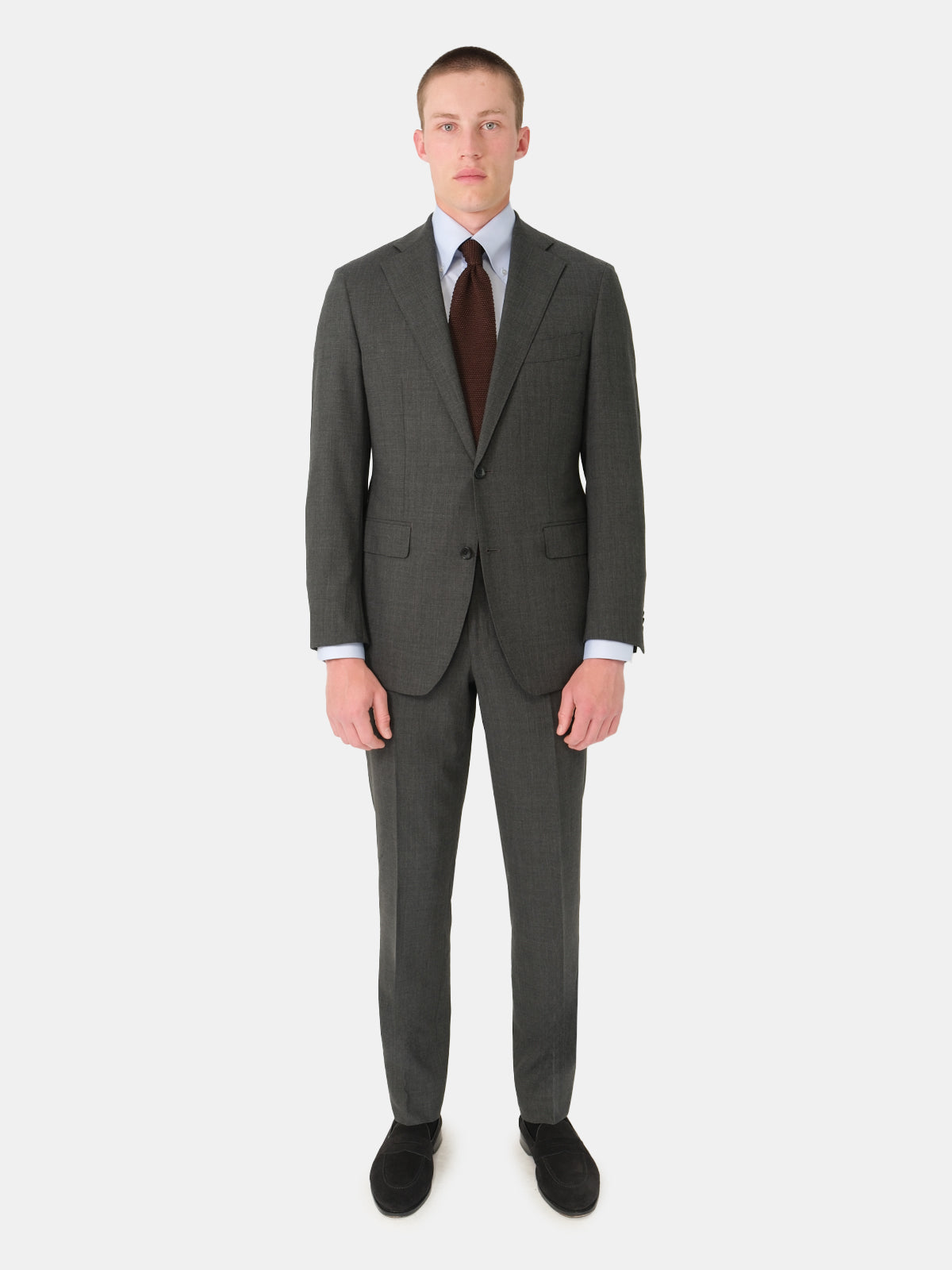 Grey High Twist Traveller Suit