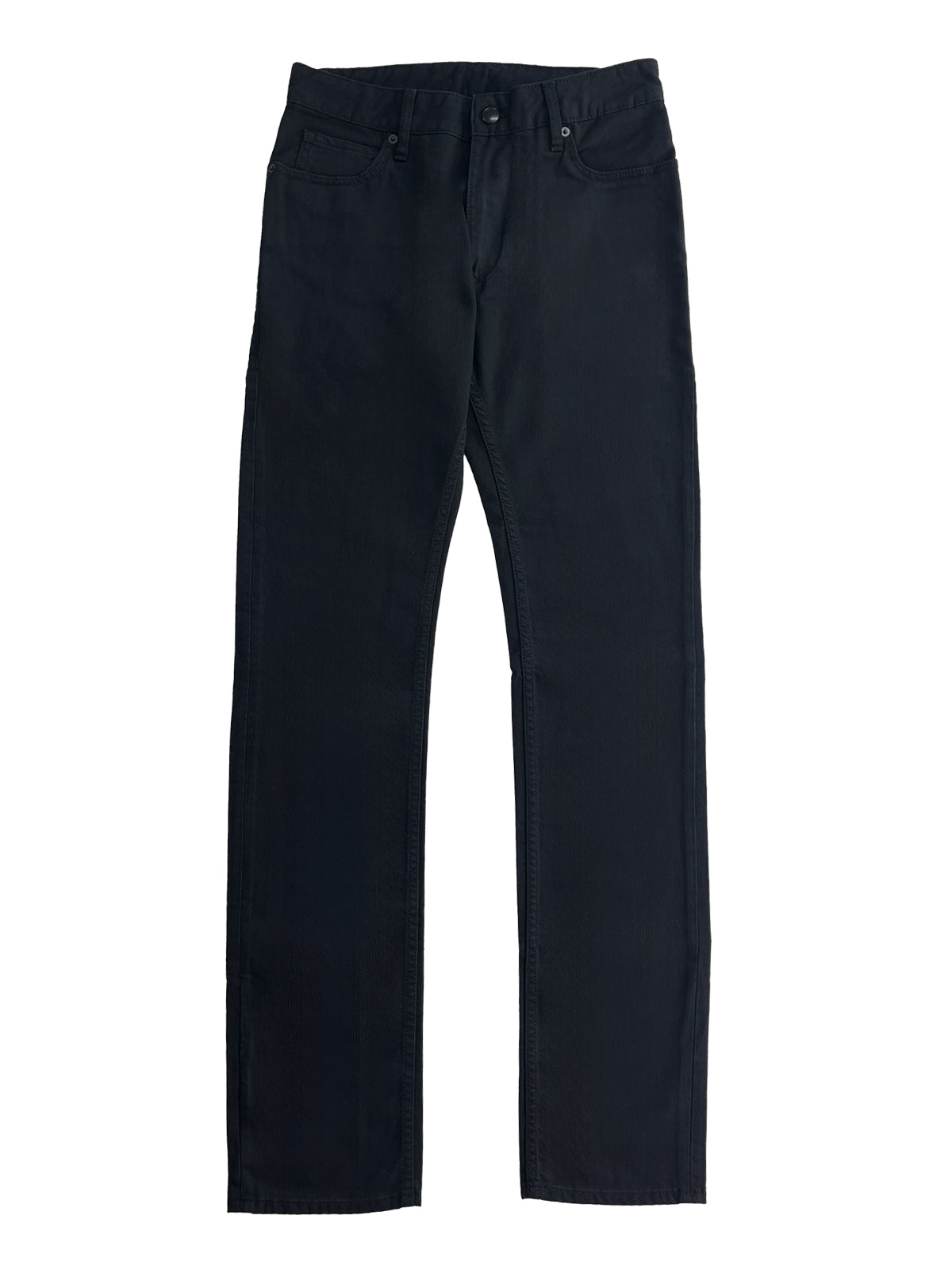 Washed Five Pocket Pant - Black Stretch Twill