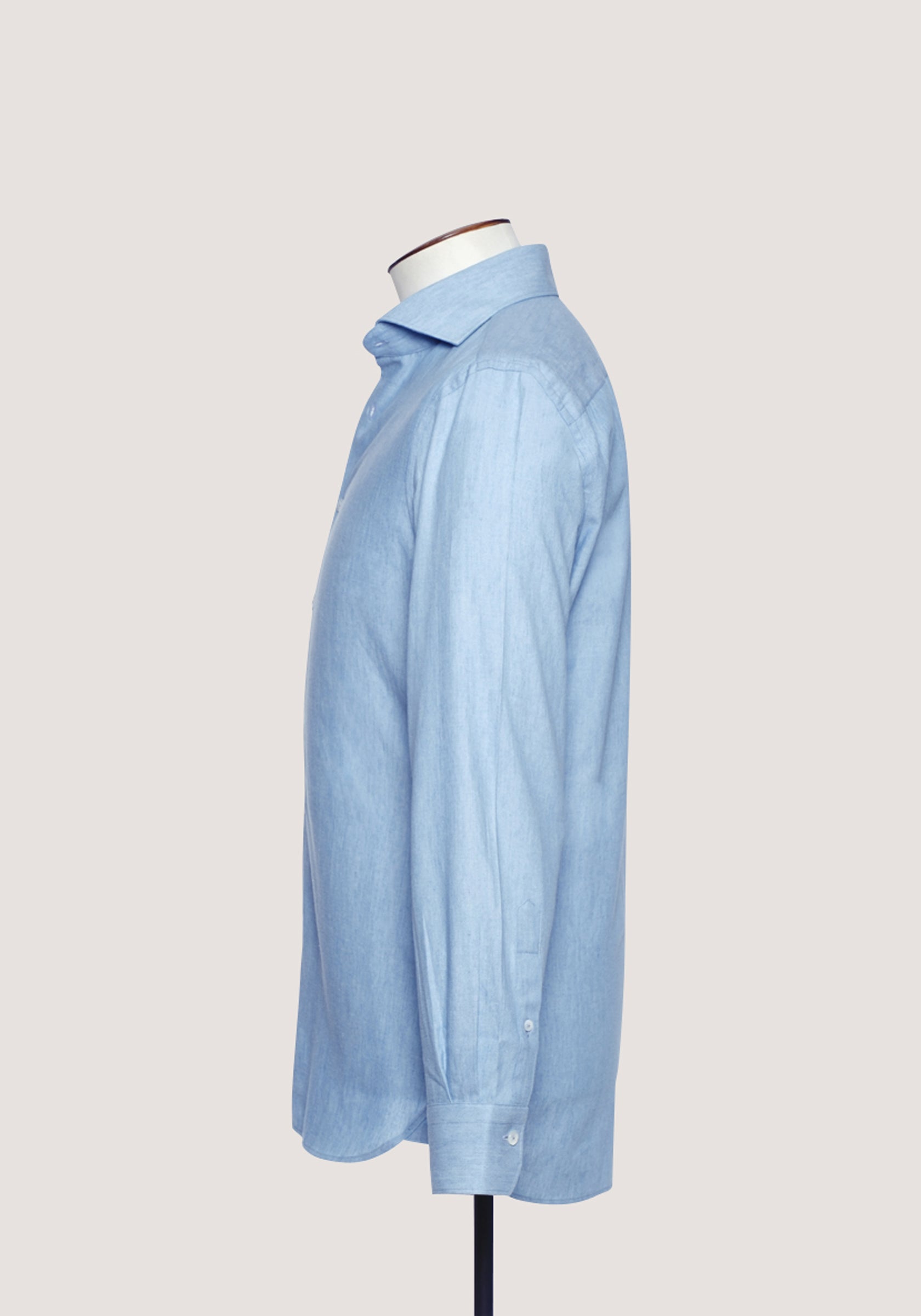 Washed Chambray Shirt – Light Blue