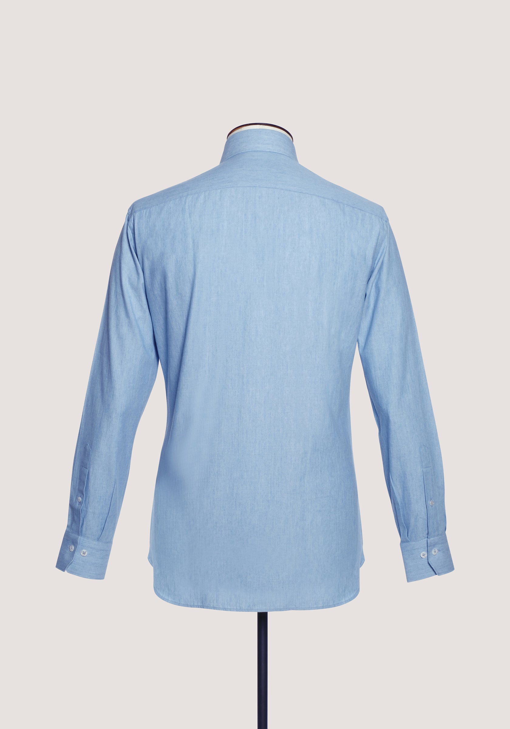Washed Chambray Shirt – Light Blue
