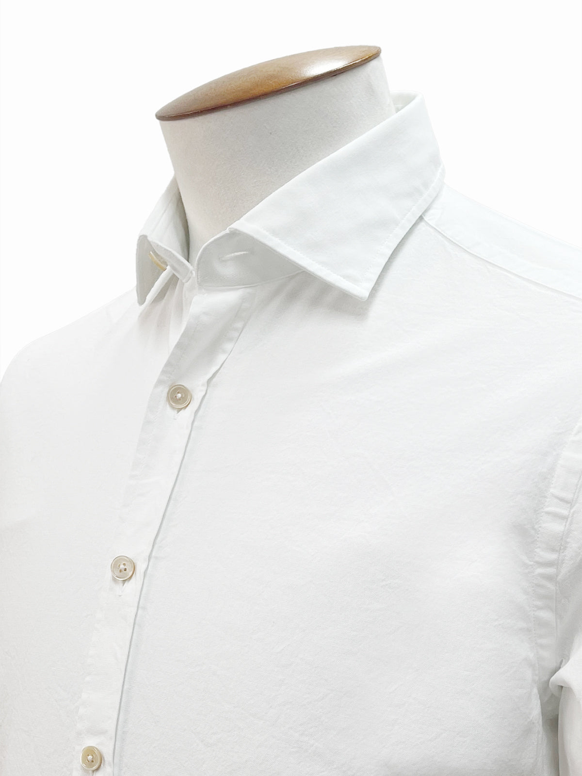 White Placket Front Shirt