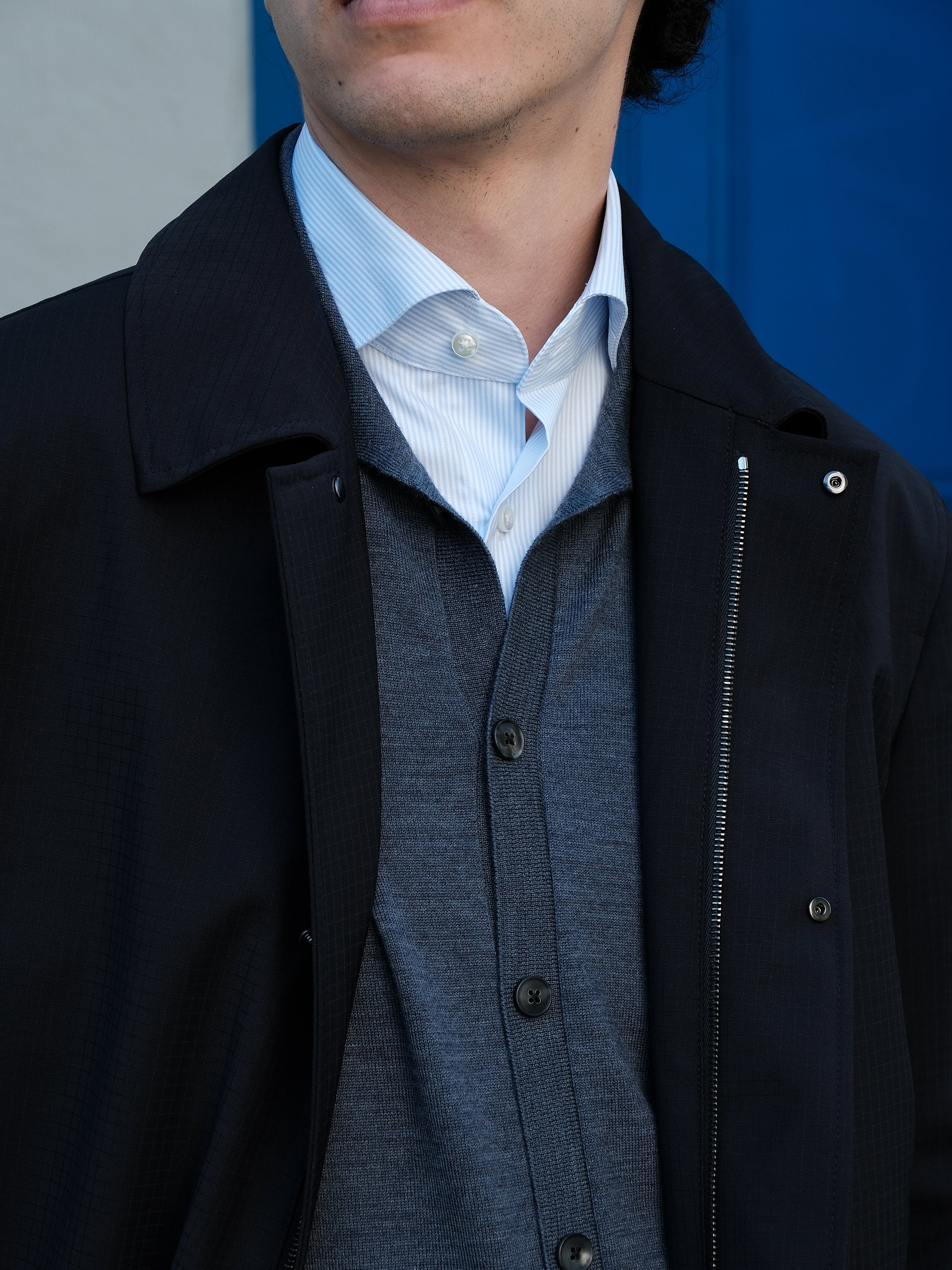 Zefiro Coat – Navy Ripstop
