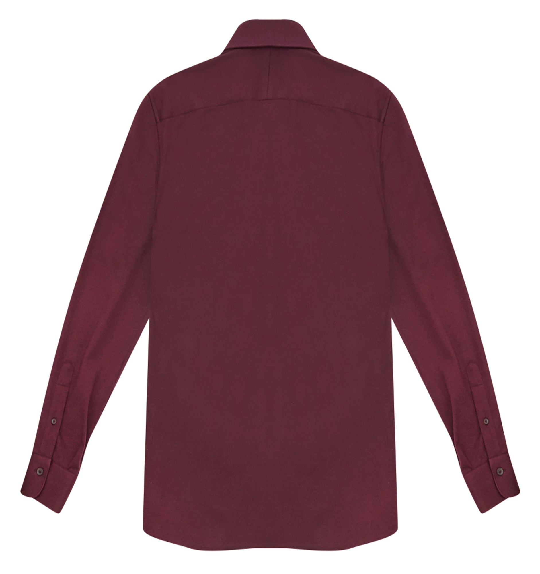 Sangria Pique Cotton Long Sleeve Polo Shirt