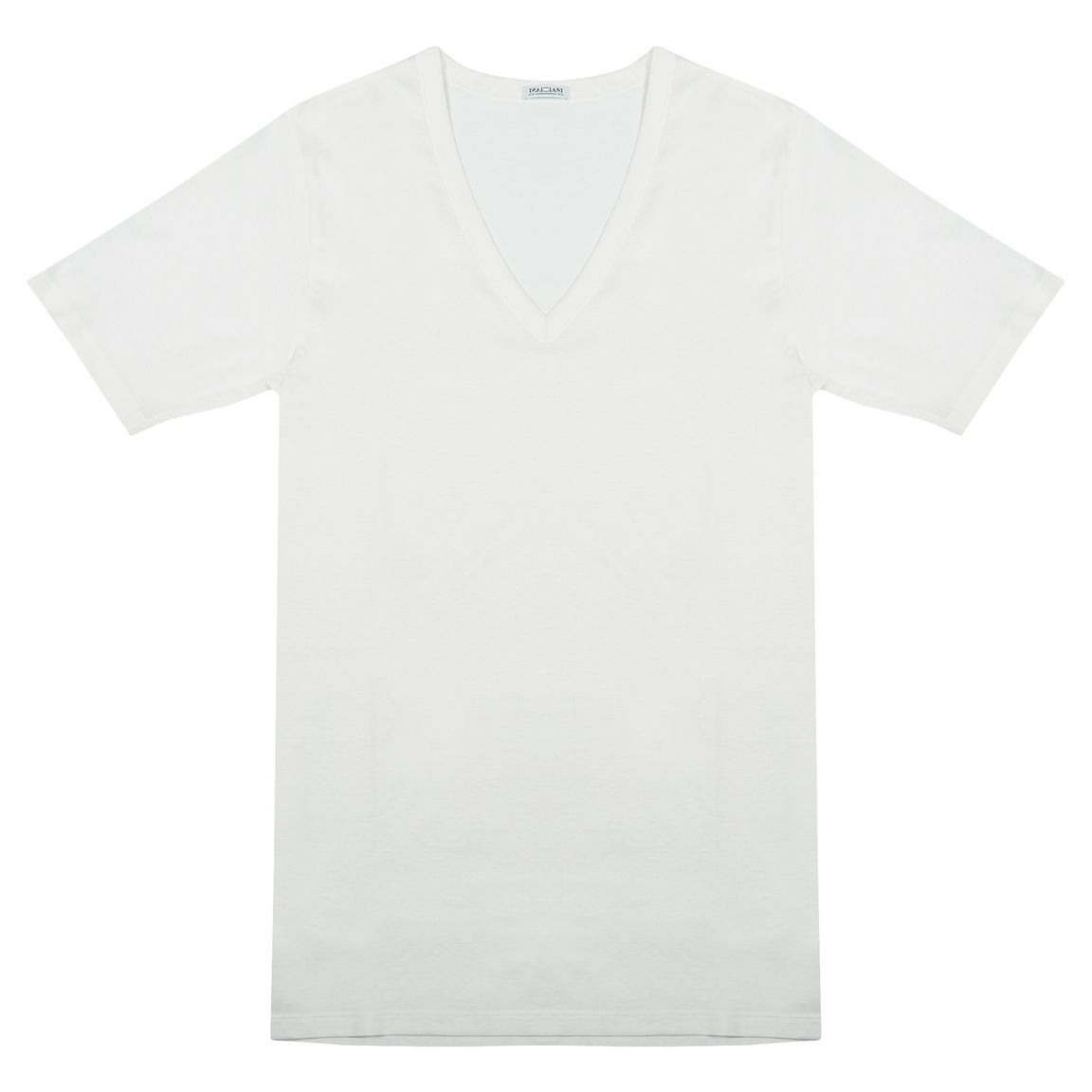 Bresciani White V-Neck T-Shirt
