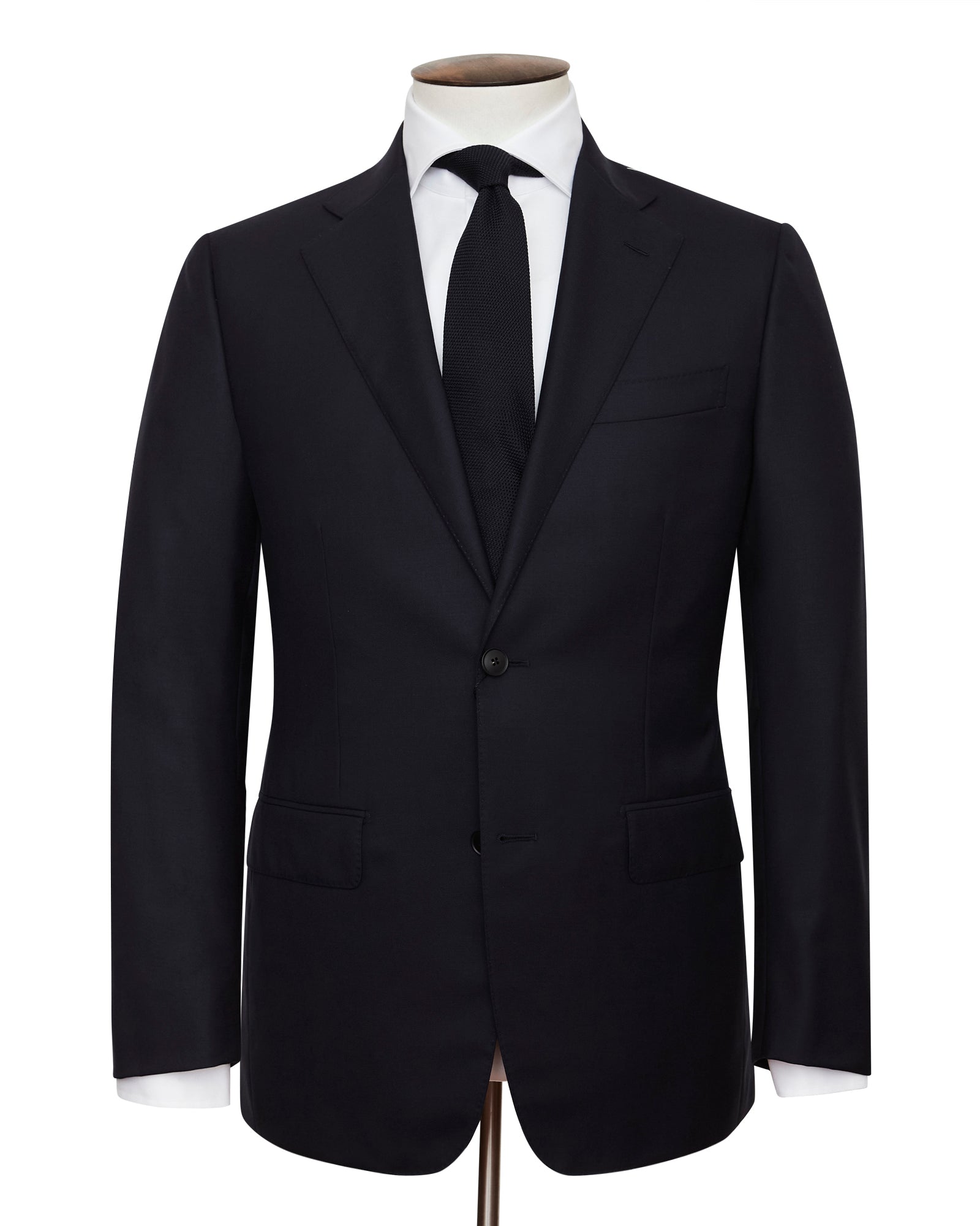 Navy Twill Single Breasted Tiber Suit