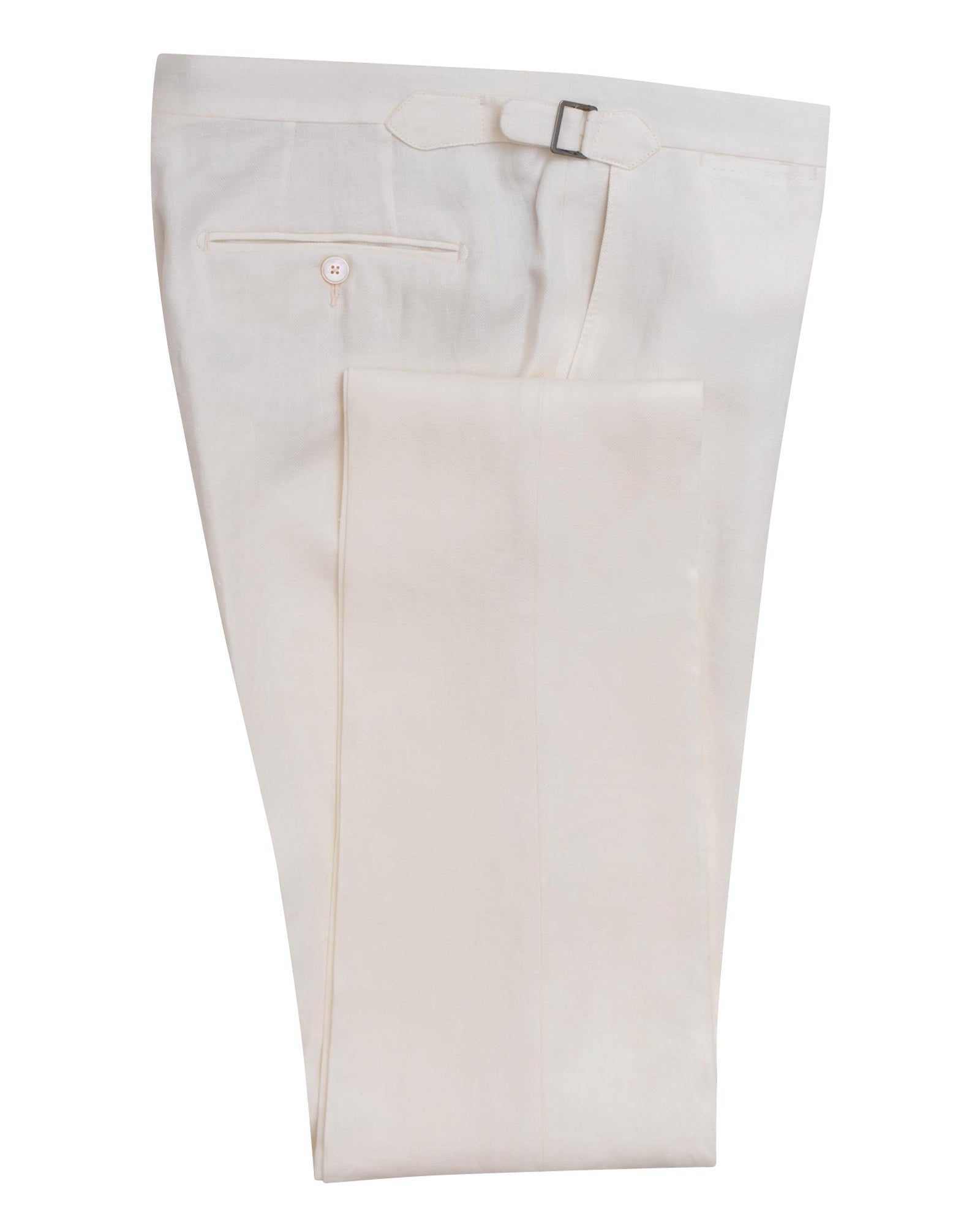 Ivory Dresano Pegaso Herringbone Linen Suit