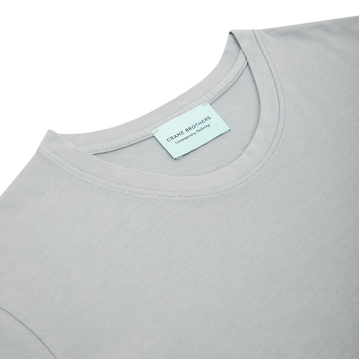 Washed Dove Grey Pima Cotton T-Shirt