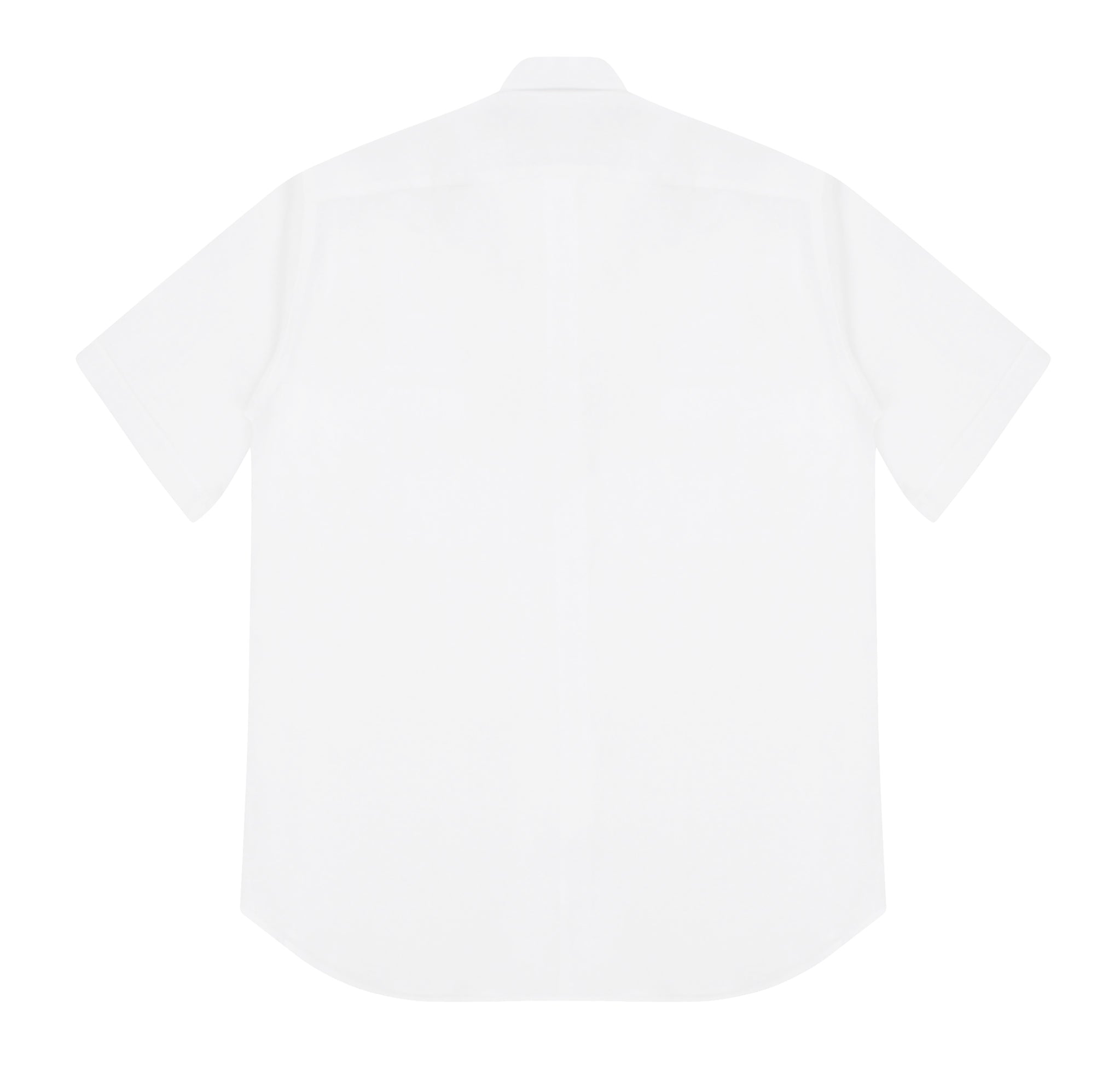 White Linen Bellow Pocket Short Sleeve Shirt