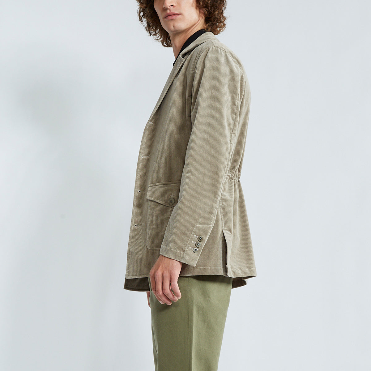 Biscuit Corduroy Covert Jacket