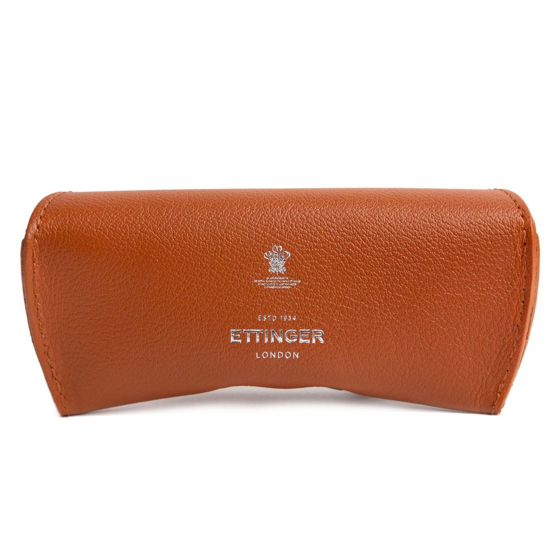 Ettinger Tan Capra Leather Glasses Case
