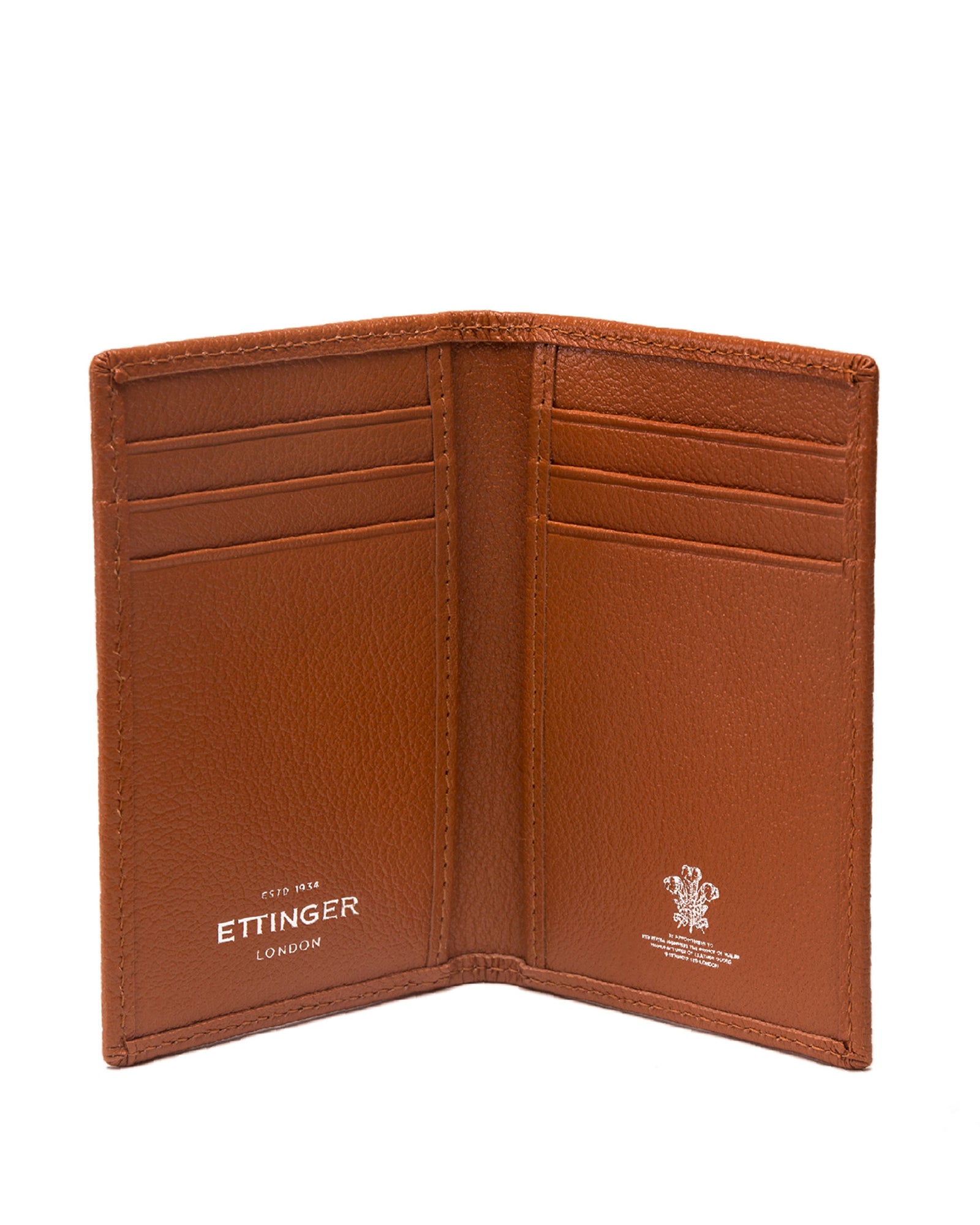 Ettinger Tan Capra Leather Slim Card Case