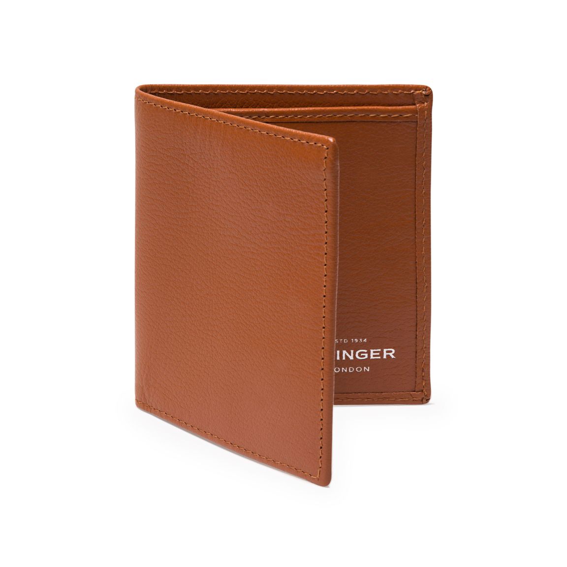 Ettinger Tan Capra Leather Mini Wallet
