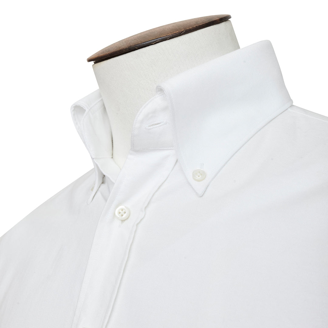 Classic White Oxford Button-Down Shirt