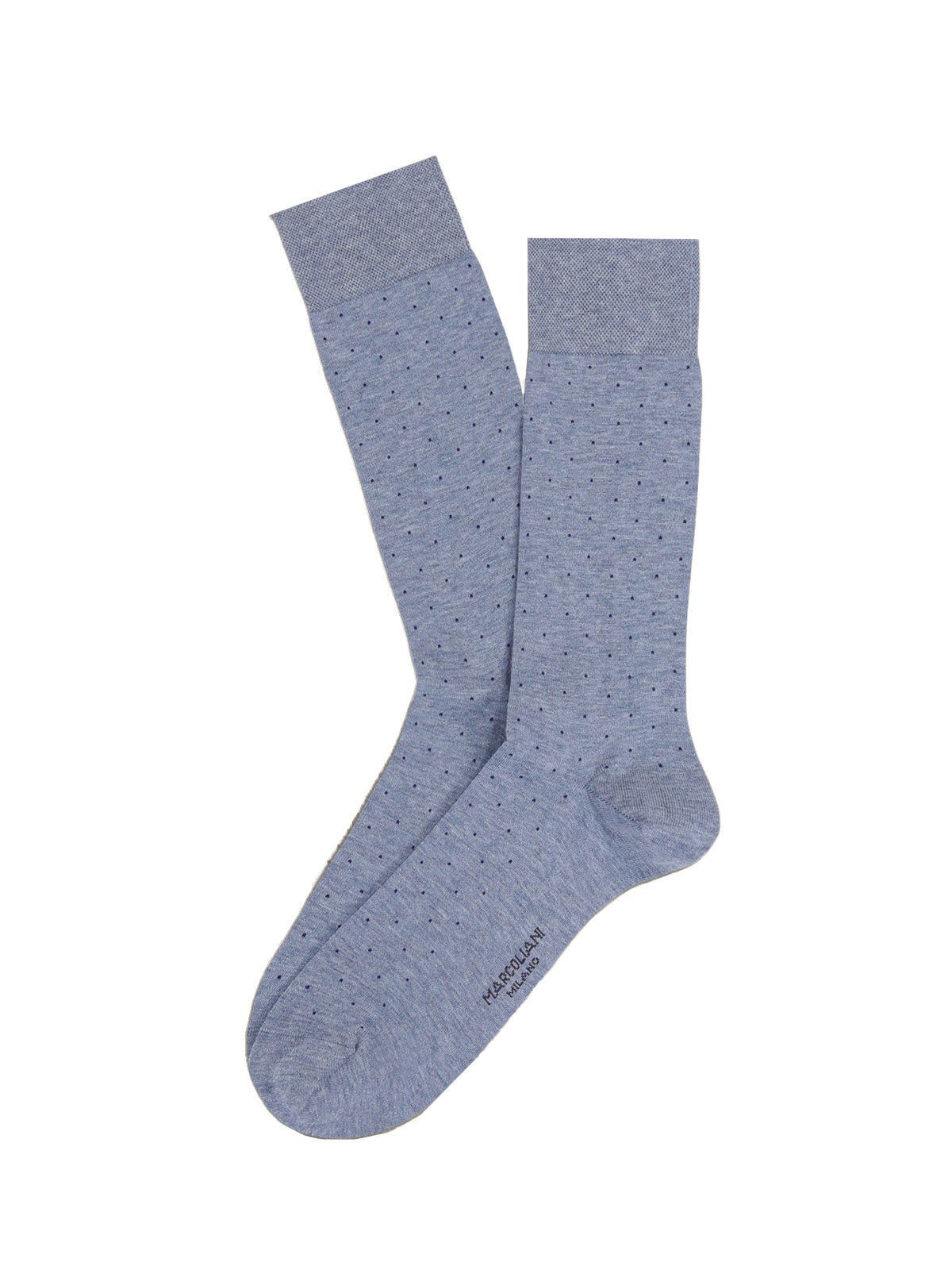 Argyle Slate Blue Dress Socks, Cotton Socks