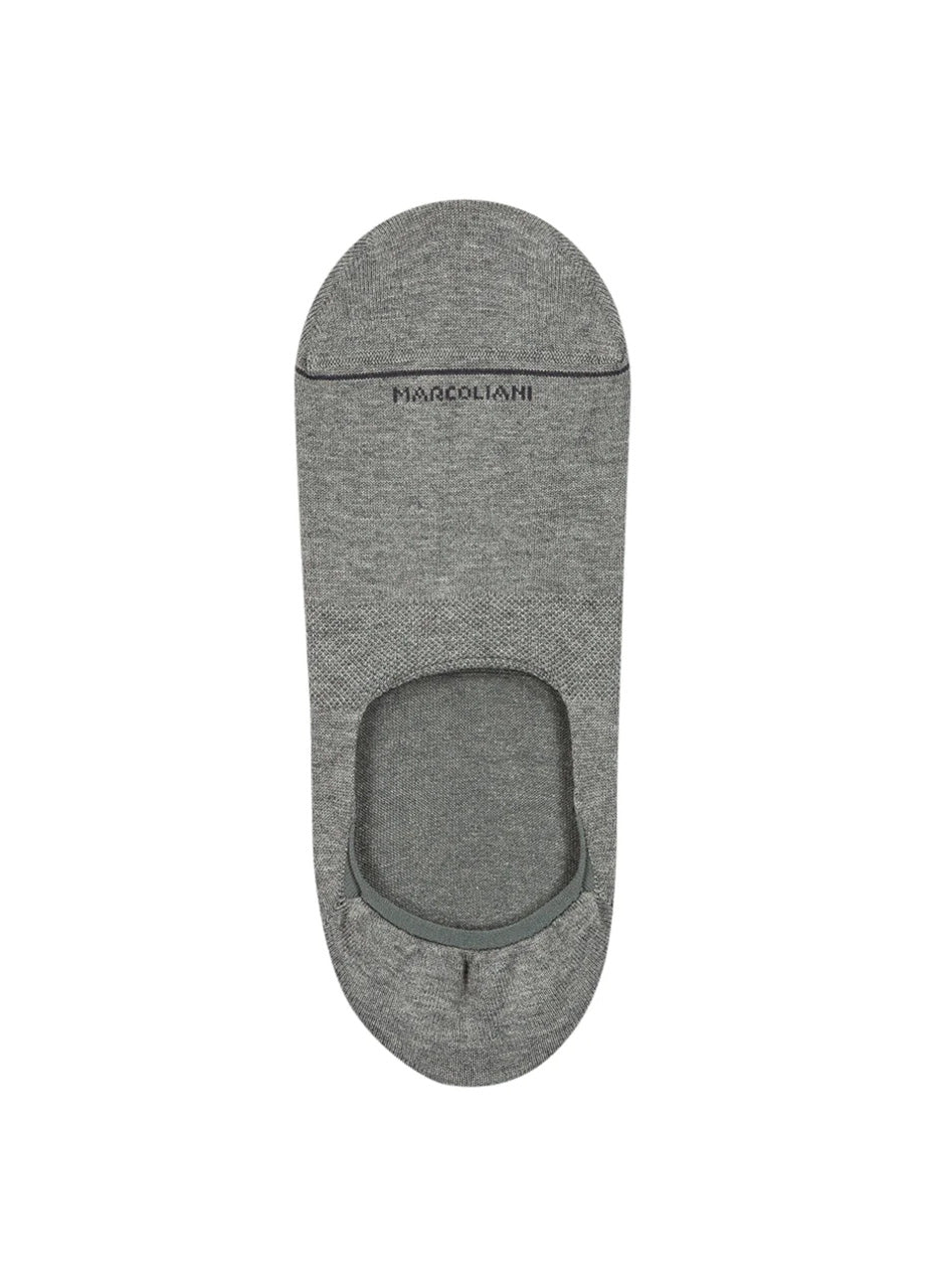 Marcoliani Invisible Touch Flannel Grey Socks