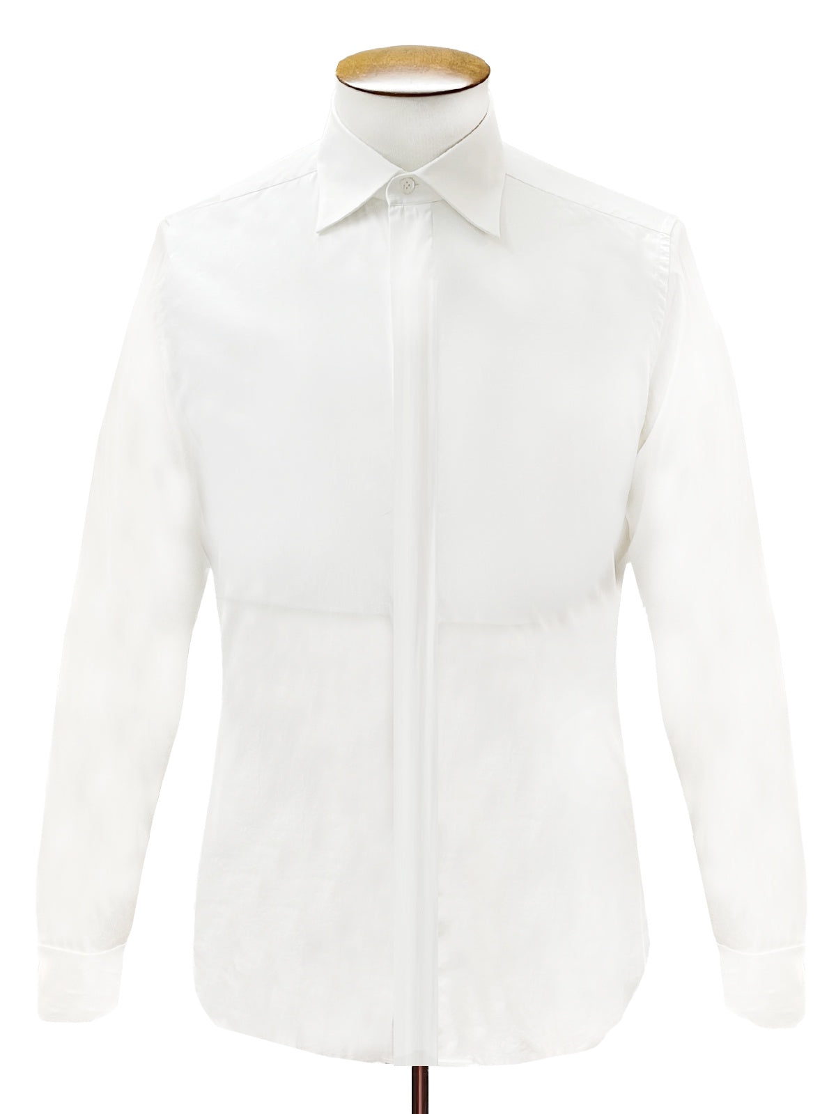White Lightweight Cotton Blend Shirt
