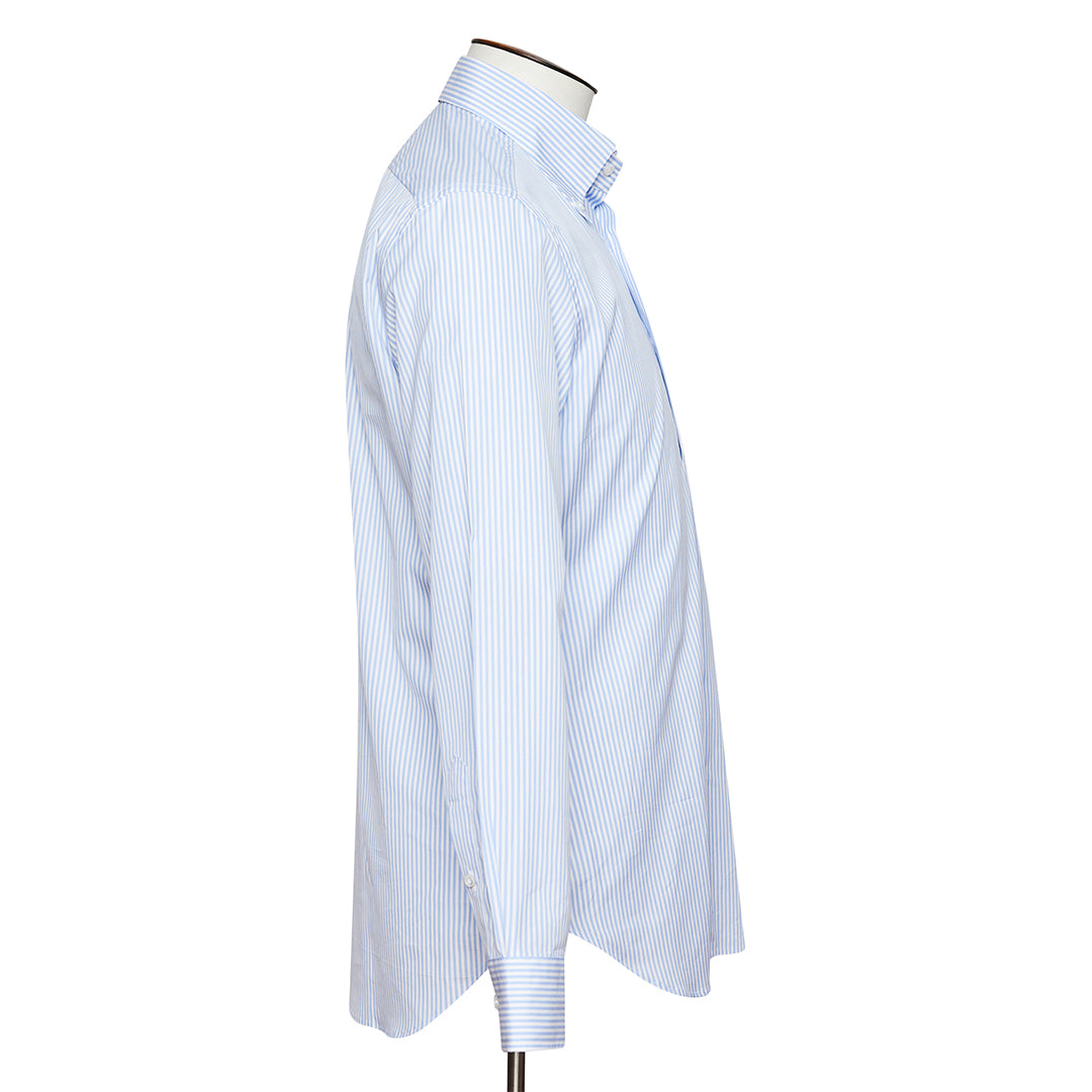Light Blue & White Alto Handmade Button-Down Shirt