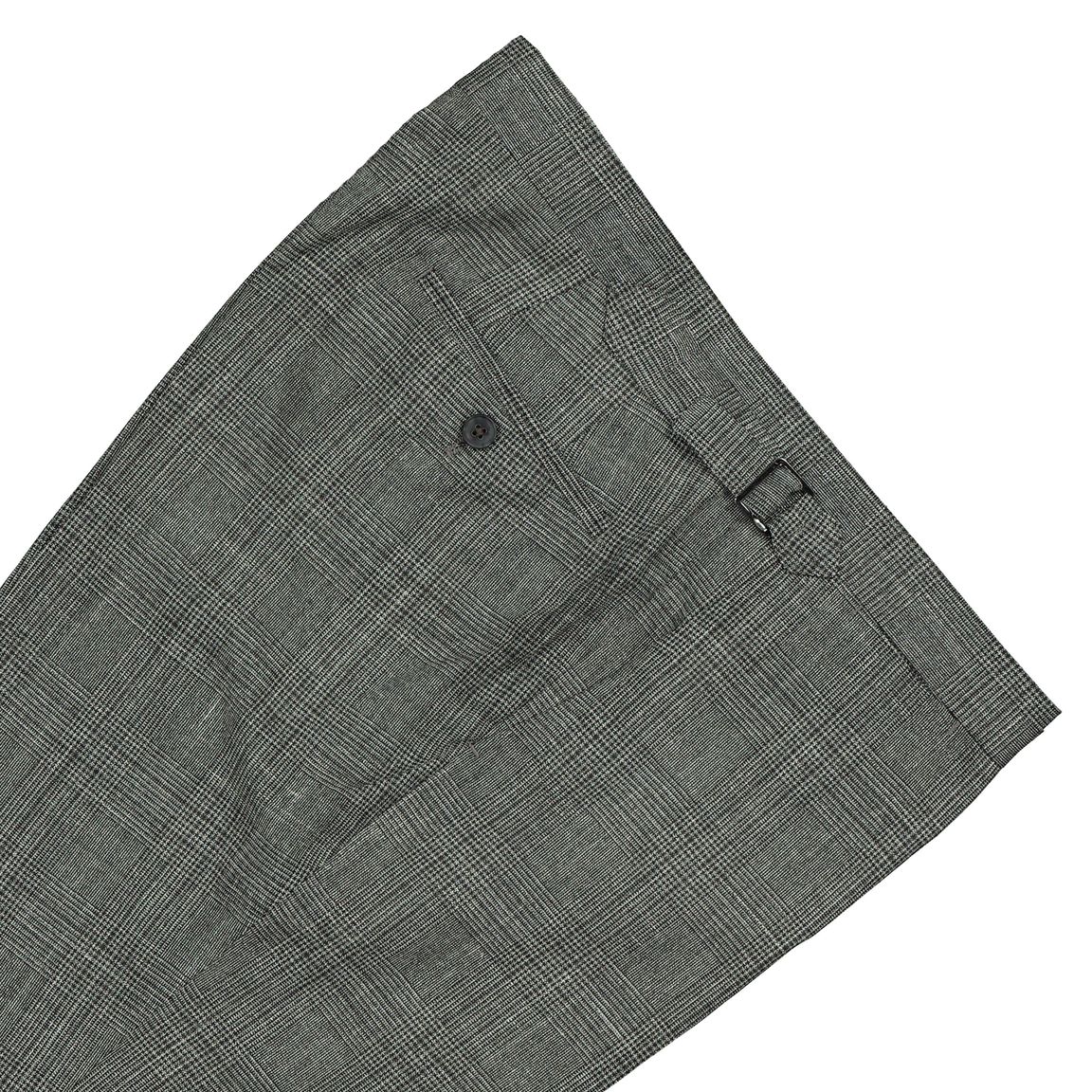 Slate Grey Glen Check Bermuda Shorts