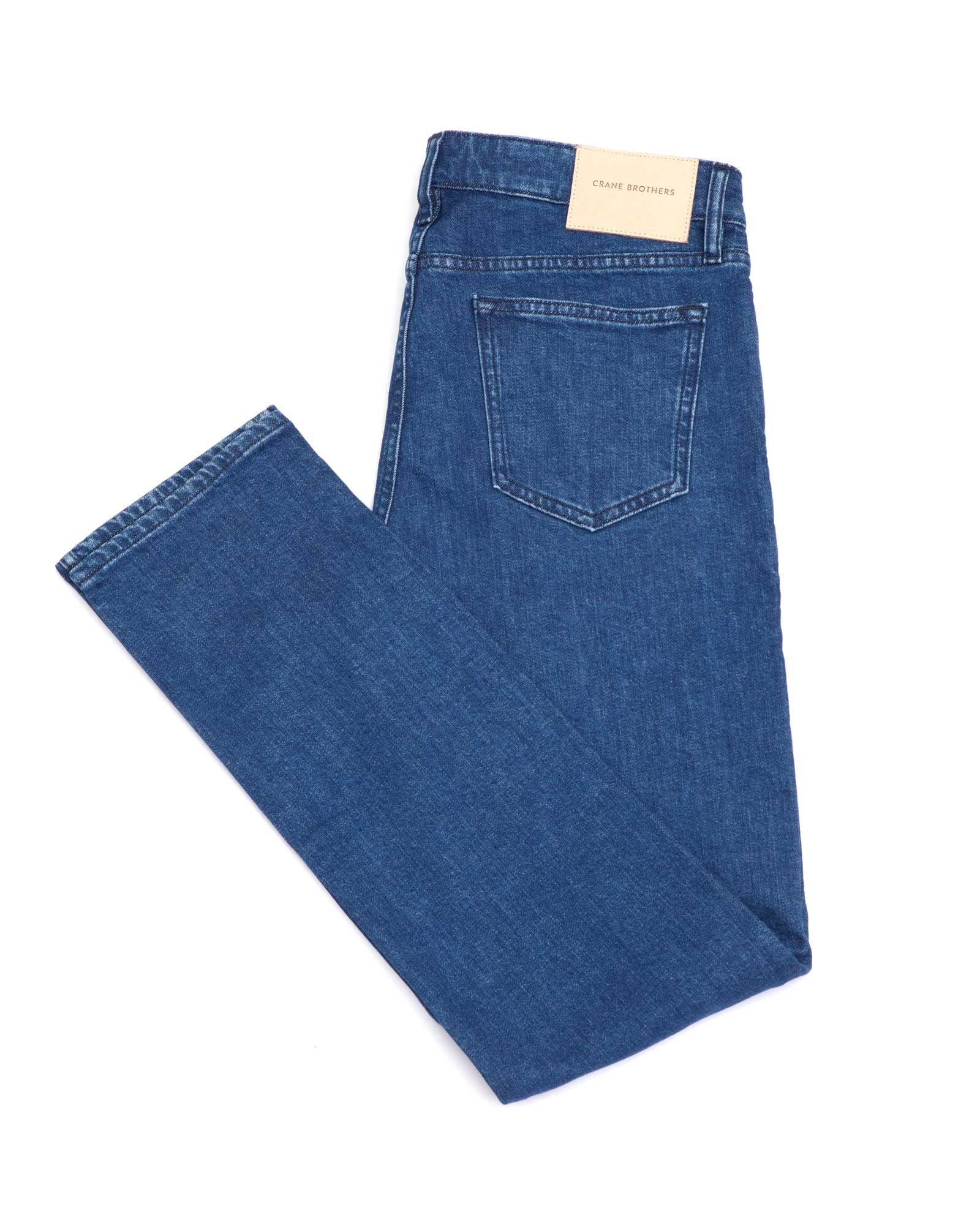 Mid Blue Denim Wash Jeans