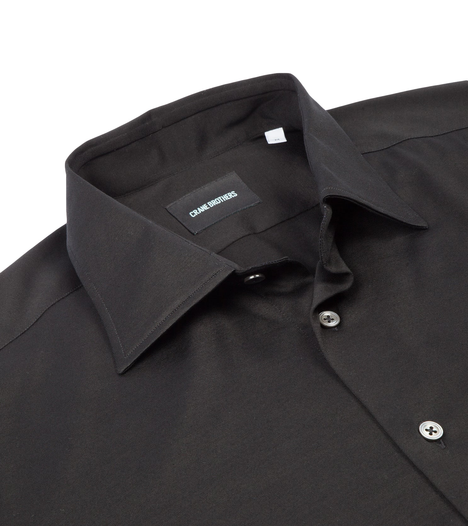 Optima Black Cotton Jersey Shirt