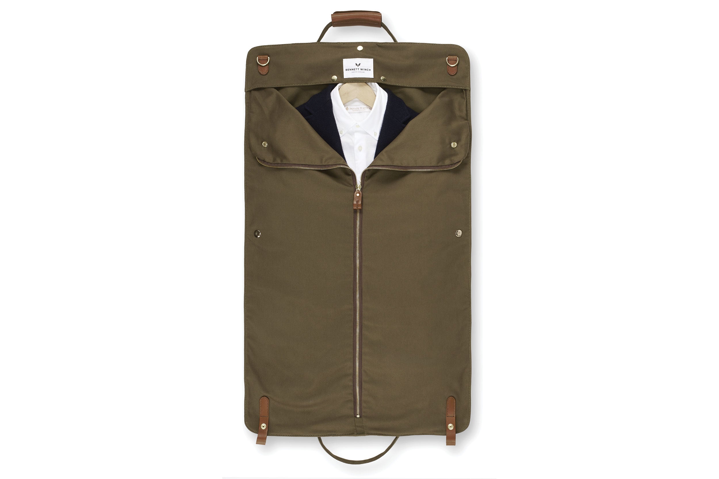 Bennett Winch Olive Canvas S.C Holdall