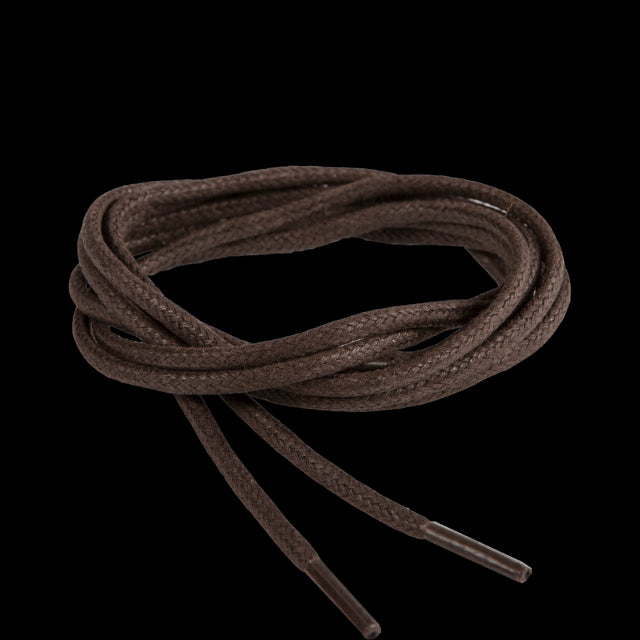 Thin Waxed Brown Laces